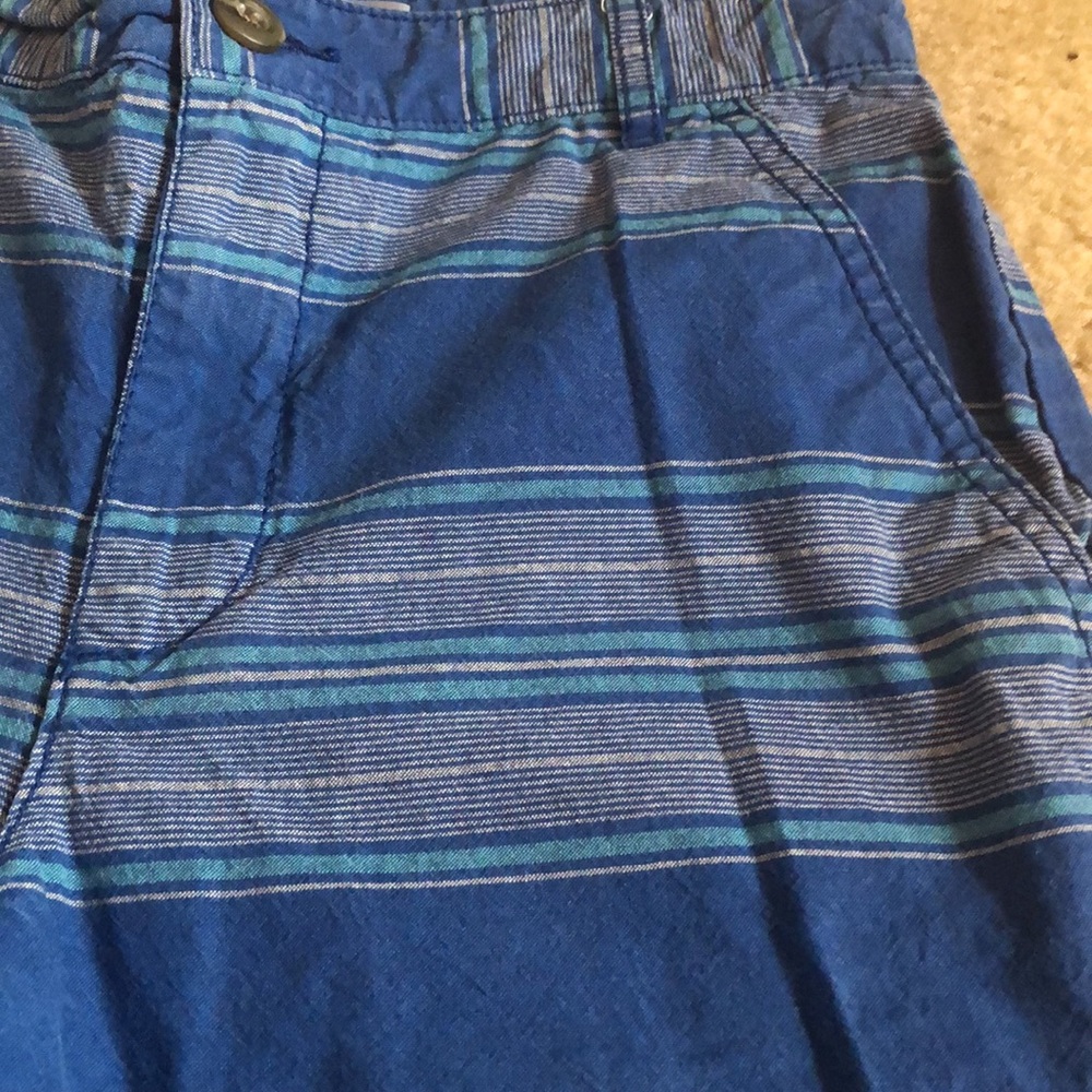 BOYS - Blue Stripe Shorts 🩳- Size 12 - Picture 2 of 9